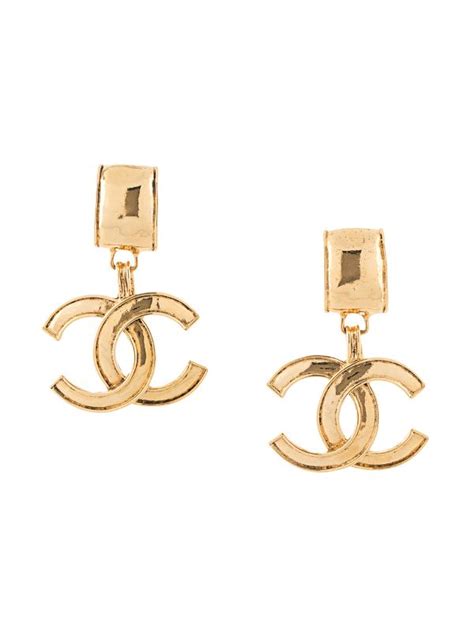 chanel glass earrings|Chanel earrings size guide.